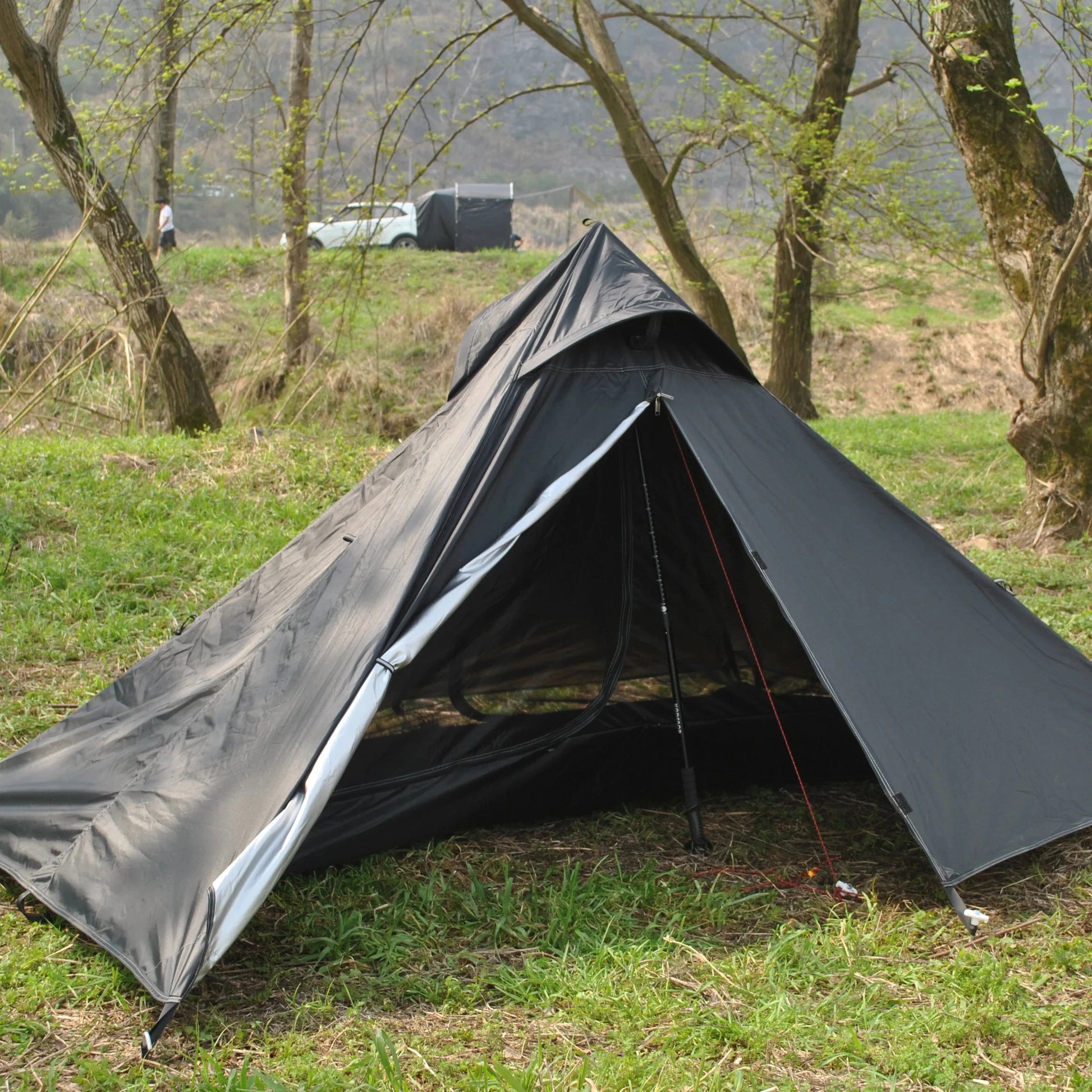 Hot Selling CZX-250 Ultralight Pyramid Tent 1 Person GlowCart