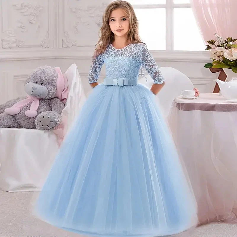 Children Princess Girls Party Wear Kids Christmas Dress Girl's Birthday Dress Baby Girl Wedding Banquet Clothes 3-14 years GlowCart