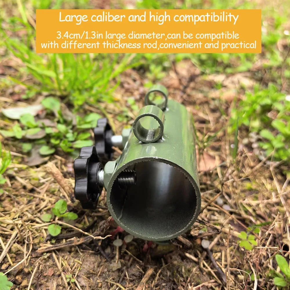 Outdoor Camping Canopy Pole Fixed Tube Adjustable Tent GlowCart