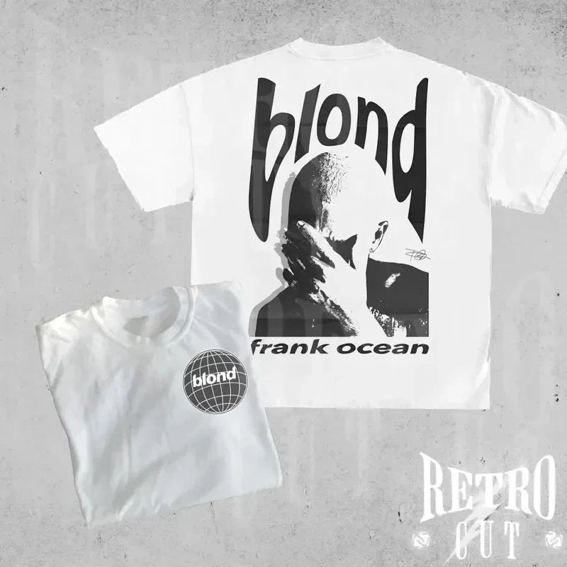 Rapper Frank Retro Graphic T Shirt Men's Hip Hop Ocean Album GlowCart