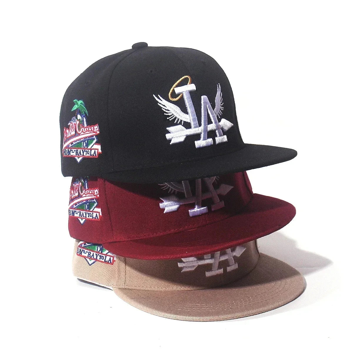 2025 New Letter Wing Side Coconut Tree Embroidery High GlowCart