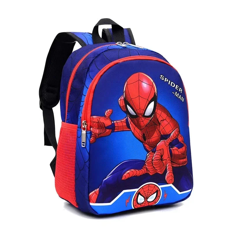 Children schoolbag Spiderman backpack weight-reducing kindergarten Iron Man backpack boys and girls cartoon backpack GlowCart