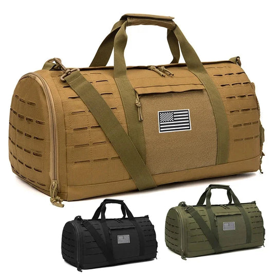 40L Sport Gym Bag Tactical Travel Duffel Bag For Men GlowCart