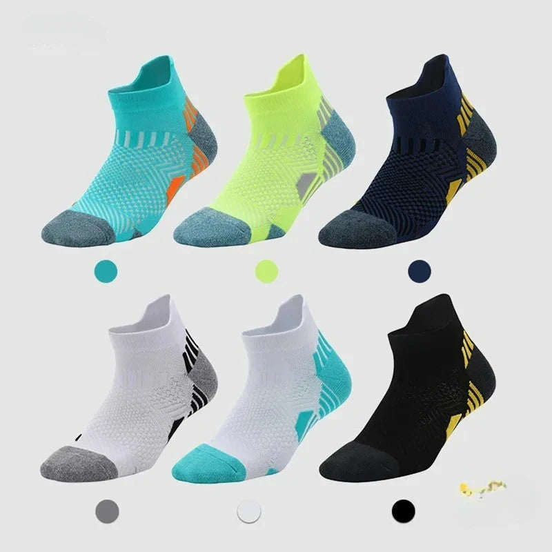 3/1Pairs Sport Compression Ankle Socks Men Women Professional Low Cut Fitness Marathon Running Outdoor Deodorant Breathable Sox GlowCart