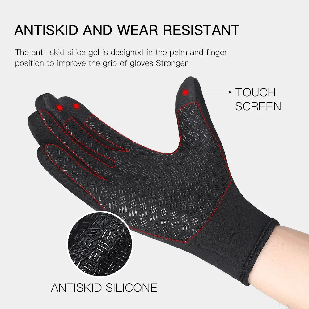 Thermal Winter Gloves For Men Women Touchscreen Warm Outdoor Cycling Driving Motorcycle Gloves Windproof Non-Slip Womens Gloves GlowCart