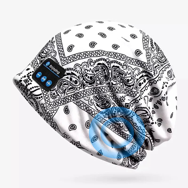 Bluetooth Headphone Wireless Smart Cap Headset Women Beanie Speaker Hunting Camping Running Music Earphone Hat Rechargeable GlowCart