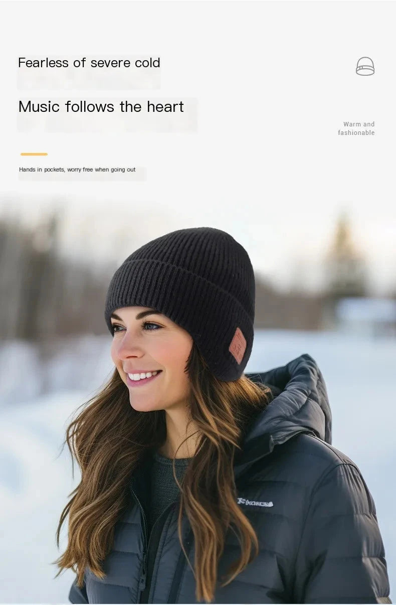 Wireless Bluetooth Earphone Hat Headset Rechargeable With GlowCart