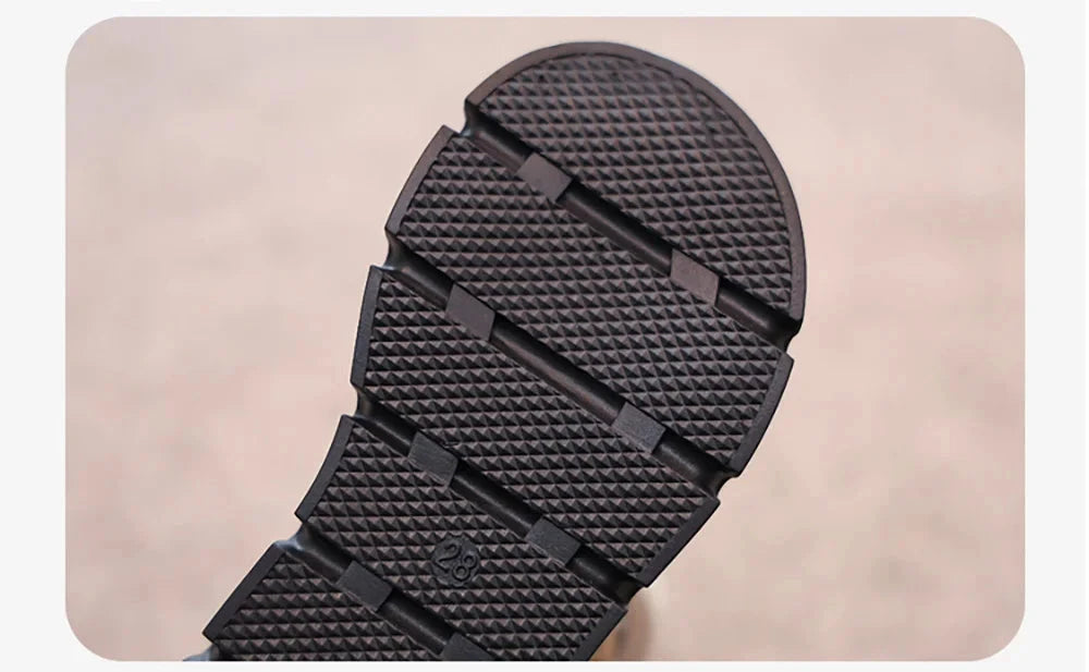 Leopard Fashion Snow Boots For Children Thick Warm Teenager Kid's Plush Boots Trend Fashion Boy's Girl's Warm Ankle Boots GlowCart