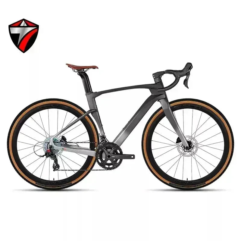 TWITTER Holographic color Gravel V3 RS-24Speed Off-road grade T900 carbon fiber bycicle 700*40C hydraulic disc brake gravel bike GlowCart