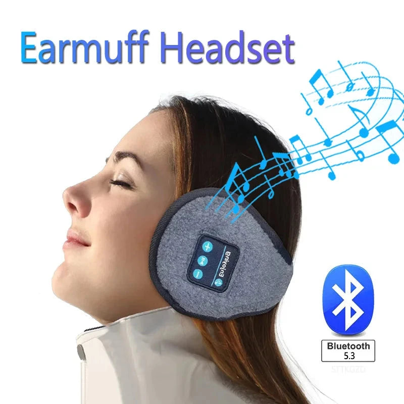 Wireless Ear muffs Bluetooth Headphones Earmuffs Winter GlowCart