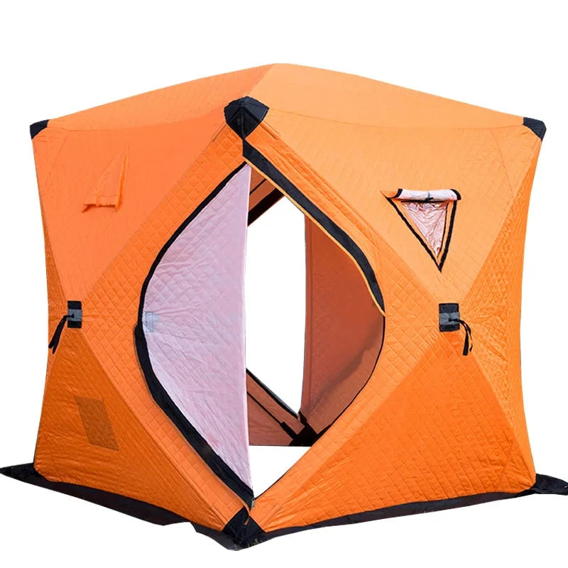 1.8X1.8M 3-4 Persons Pop up Winter Fishing Tent Shelter Keep GlowCart