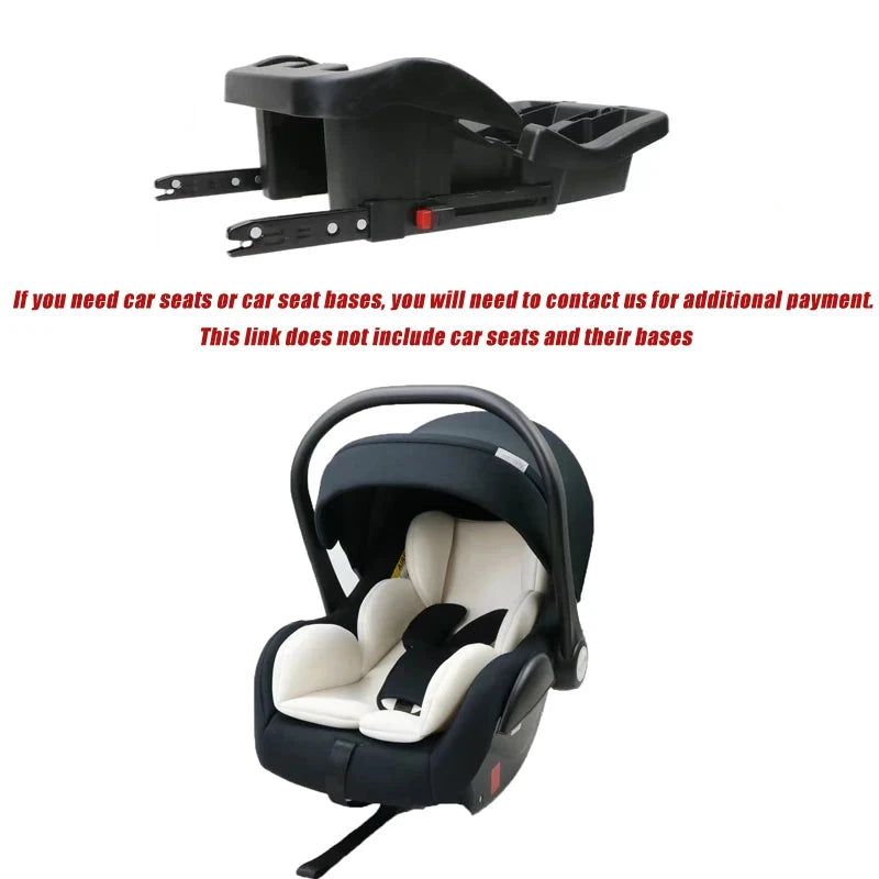 New Twins Baby Stroller Foldable Double Baby Stroller for Two Children Shock-absorbing Twin Baby Stroller Four Wheel Cart GlowCart