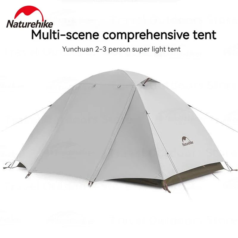 Naturehike UPF50+ Camping Ultralight Tent 2-3 People Three GlowCart