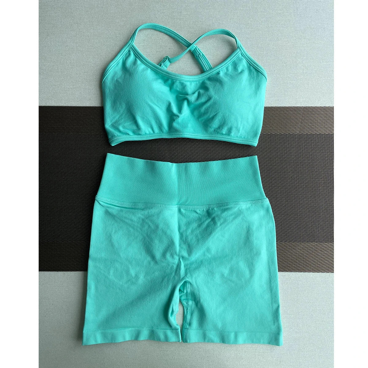 TKITK Shorts Pro Solid Seamless Half Pants Women Soft  Fitness Outfits Yoga Pants Gym Running Bike Wear GlowCart