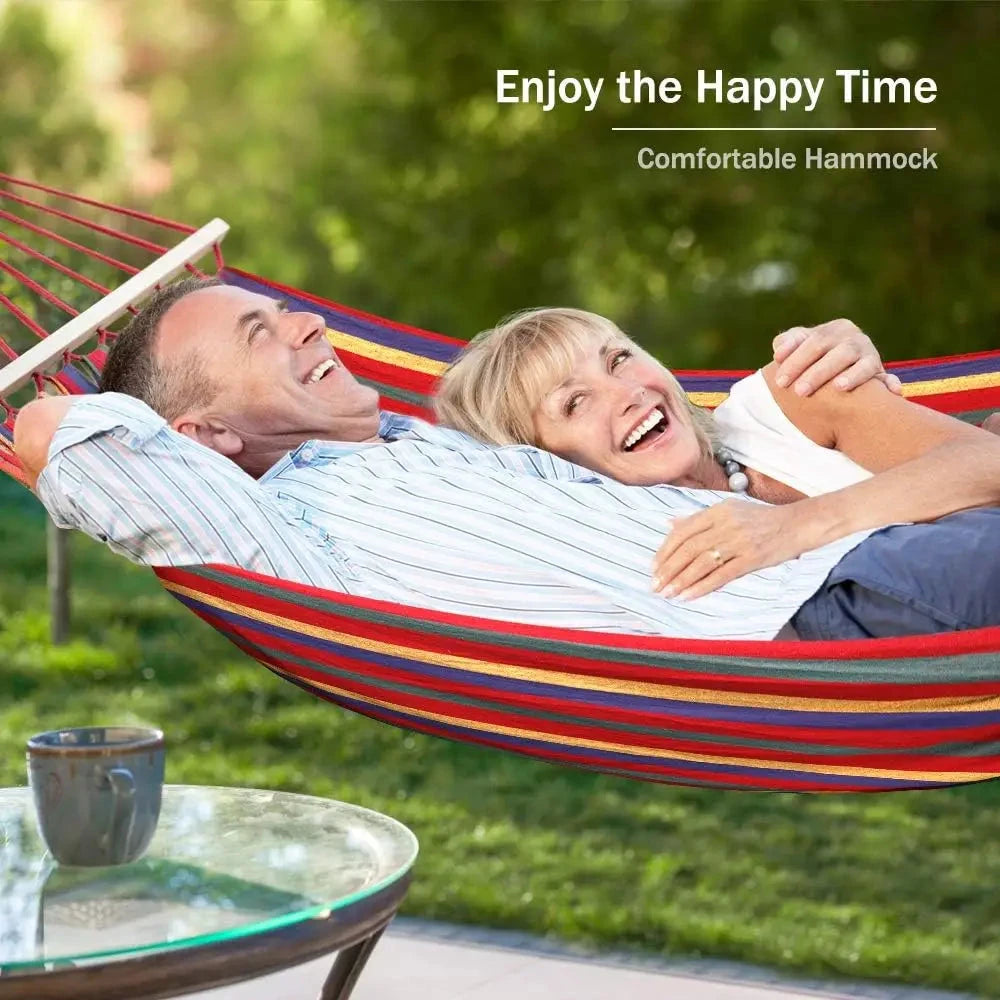 Hammock Outdoor Swing Portable Outdoor/Indoor Hammock with GlowCart