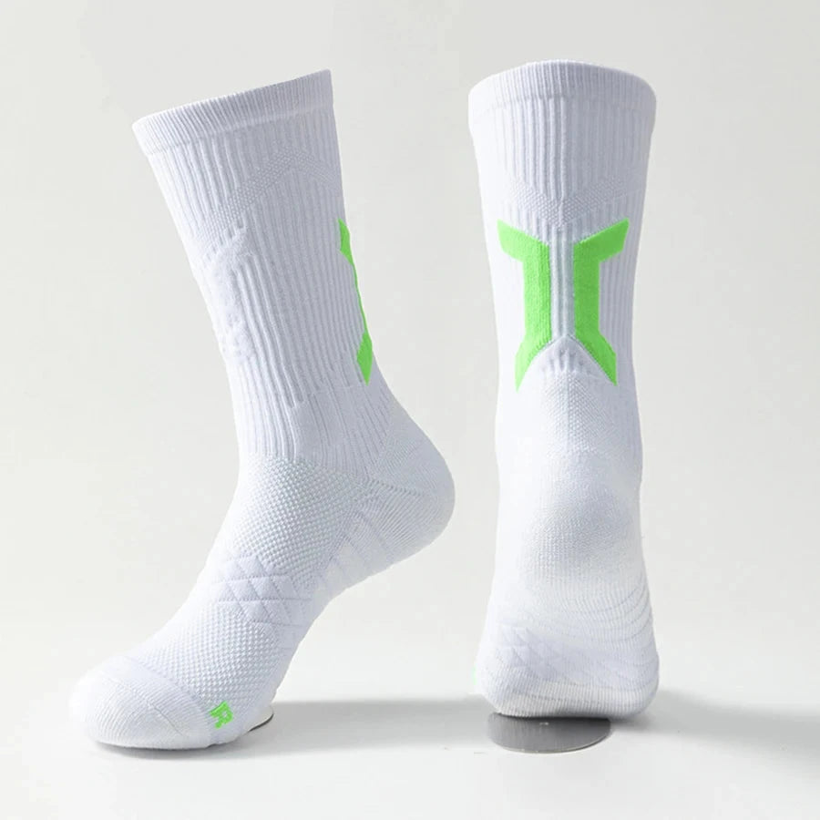 One Pair of  Pro Performance Sport Socks – Breathable, Cushioned, Anti-Slip for Running & Training GlowCart
