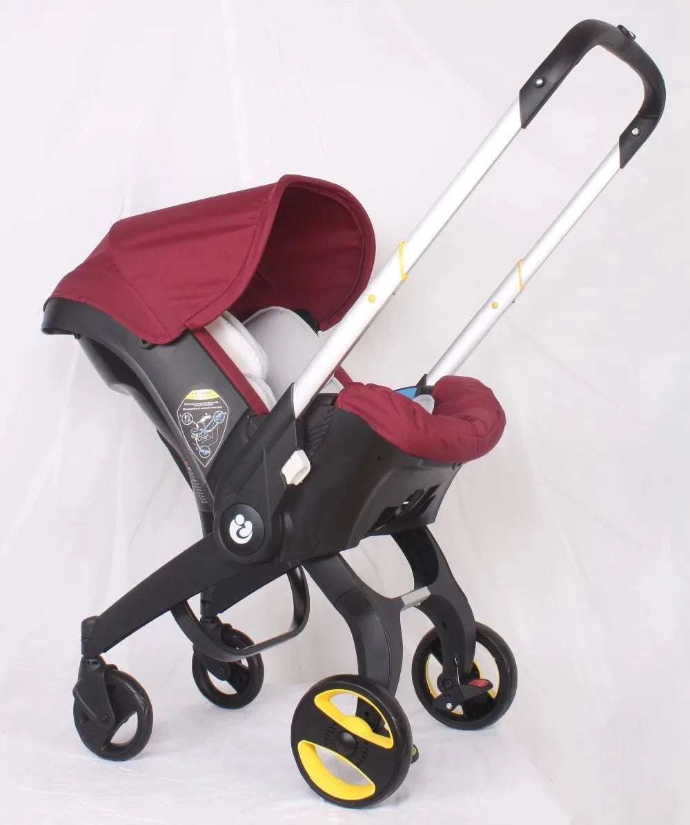 Baby Stroller 3 in 1 With Car Seat Baby Cart High Landscope Folding Baby Carriage Prams For Newborns Pram 4 in 1 GlowCart