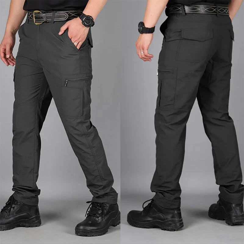Men's Summer Tactical Cargo Pants Lightweight Casual GlowCart