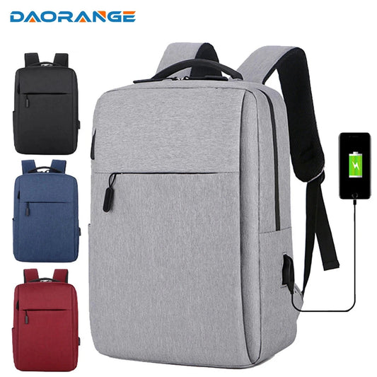 Laptop Bag USB Backpack for Macbook Air Pro Lenovo Asus HP GlowCart