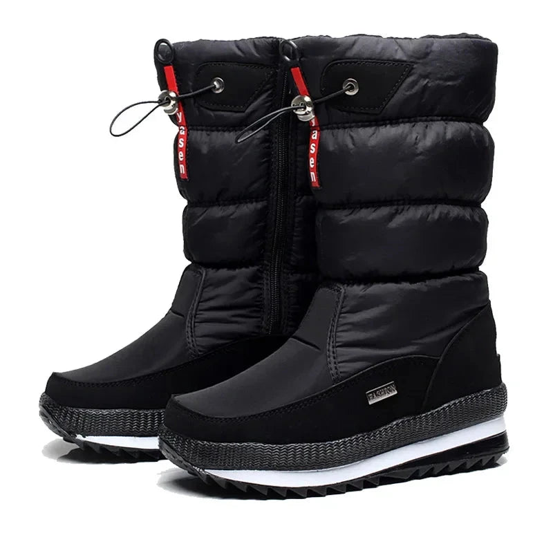 Winter Boots Thick Plush Waterproof Non-slip Boots Fashion GlowCart