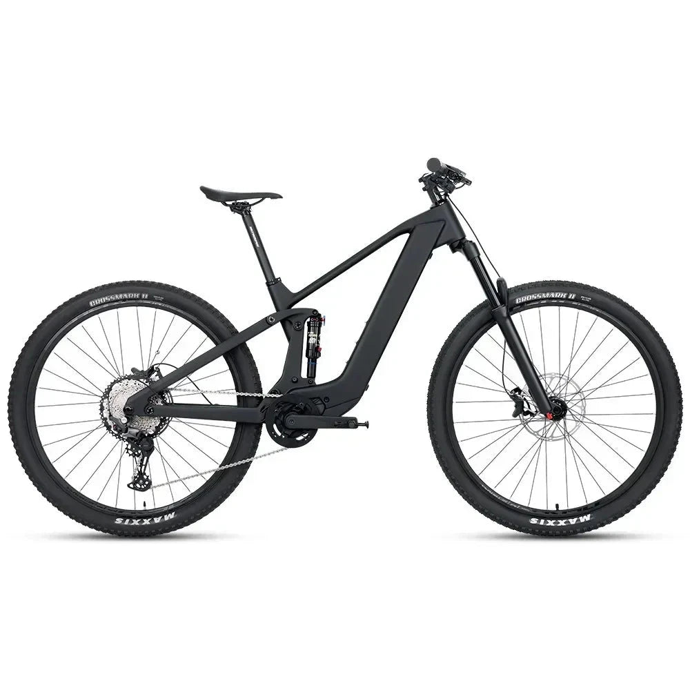 Electric assist carbon fiber mountain bike EM19 12 speed M6100 M820 ultra long range comfortable mountain bike GlowCart