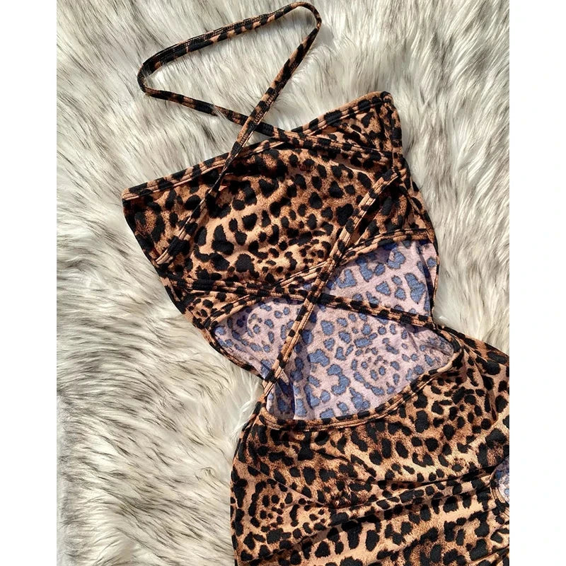 Elegant And Fashionable Women's Sexy Leopard Print Mini GlowCart