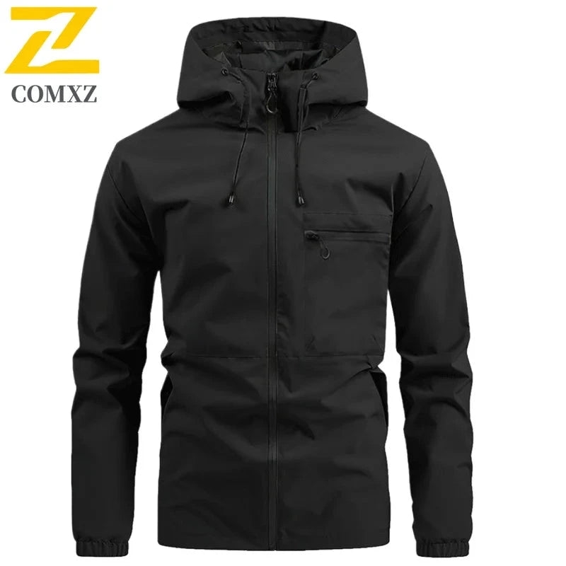 Mountain Hiking Jacket Mens Autumn 2025 New Casual Zipper GlowCart