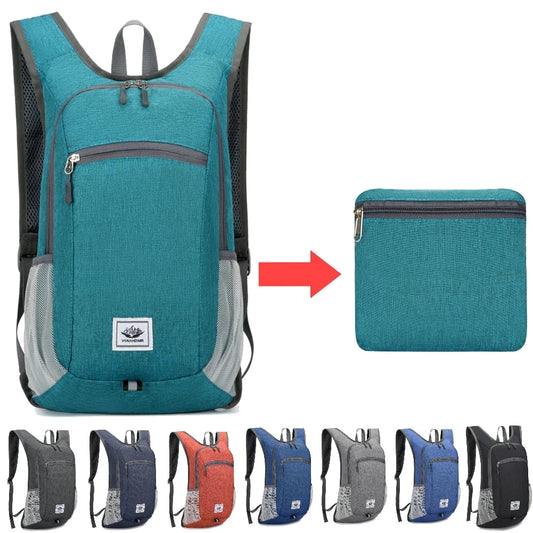 15L Portable Foldable Backpack Folding Mountaineering Bag GlowCart