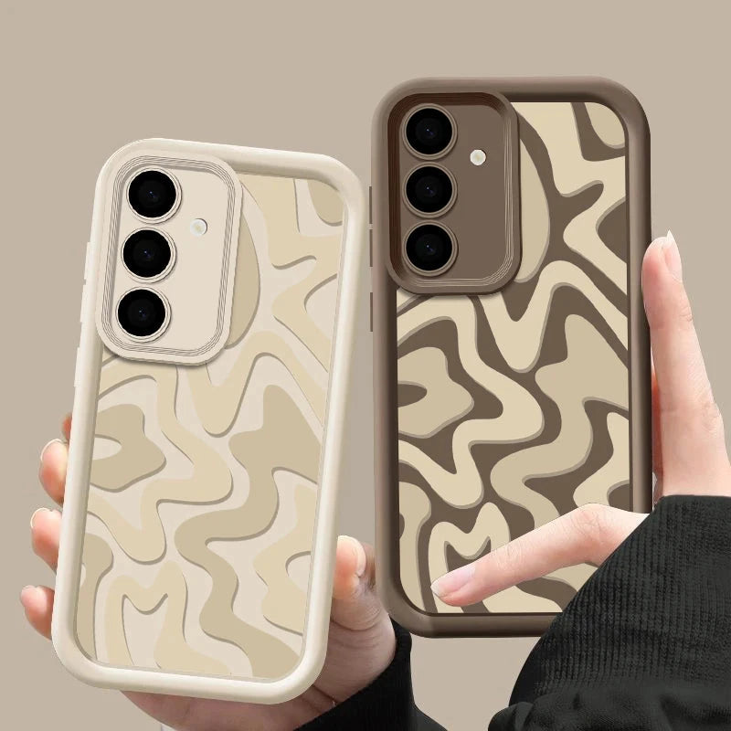Striped Pattern Phone Case For Samsung Galaxy A17 A56 A16 GlowCart
