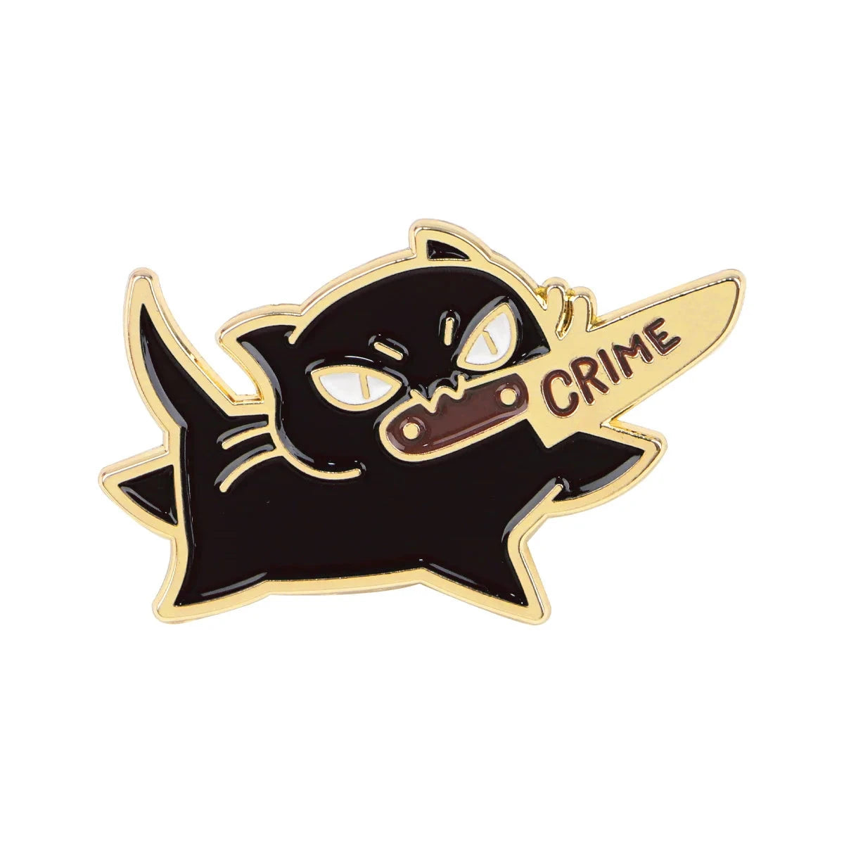Cute Black Cat Enamel Pin Animal Brooch Pines Lapel Pins GlowCart