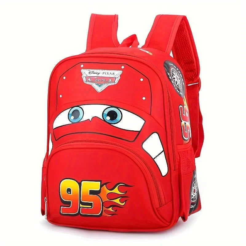 Disney 2025 New Kindergarten School Bag Cute Children's Backpack Cartoon Bag Cute Children's Backpack CartoonCar Backpack Casual GlowCart