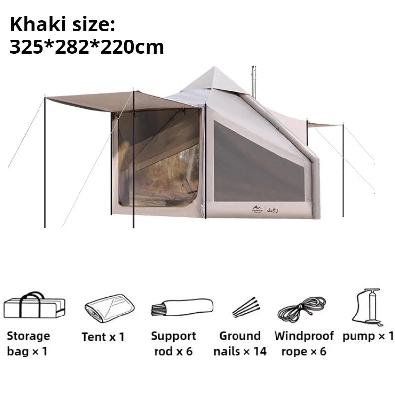 Family Tourist Inflatable Tent Outdoor Sunshade Windproof GlowCart