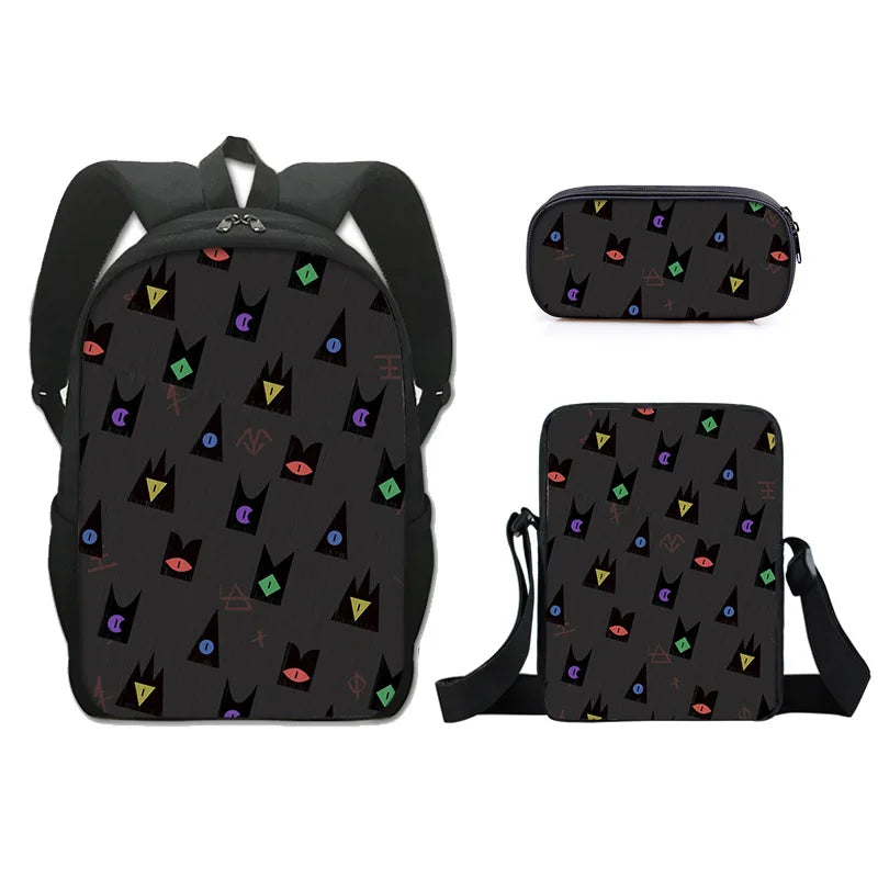 Cartoon Popular cult of the lamb 3D Print 3pcs/Set pupil