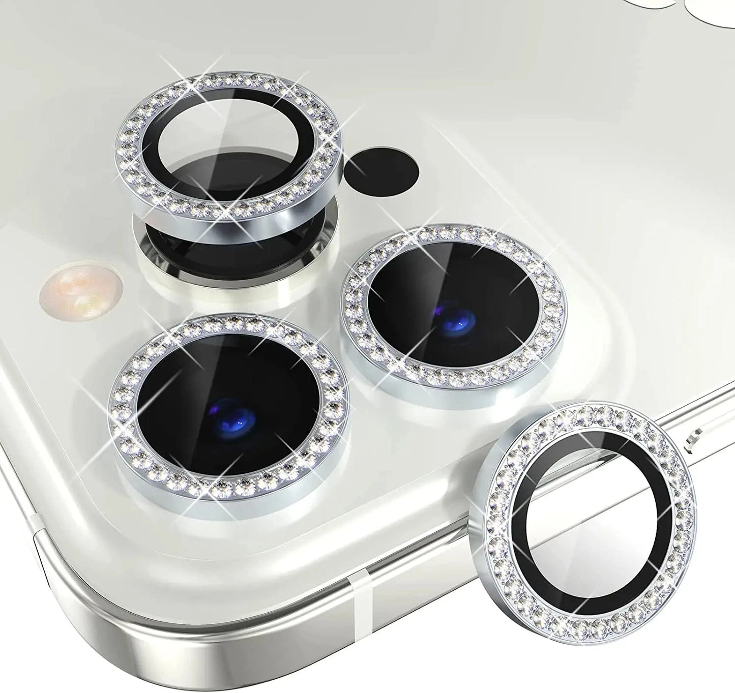Glitter Diamond Camera Lens Protector Cover for iPhone 16 E GlowCart