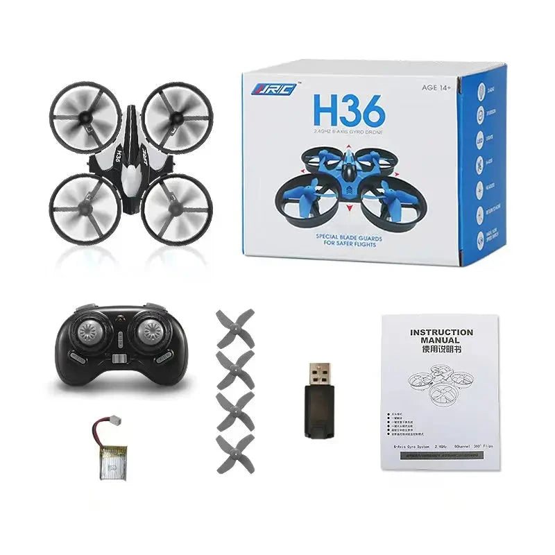 JJRC H36 Mini Rc Drone 4ch 6-Axis Headless Mode Helicopter GlowCart
