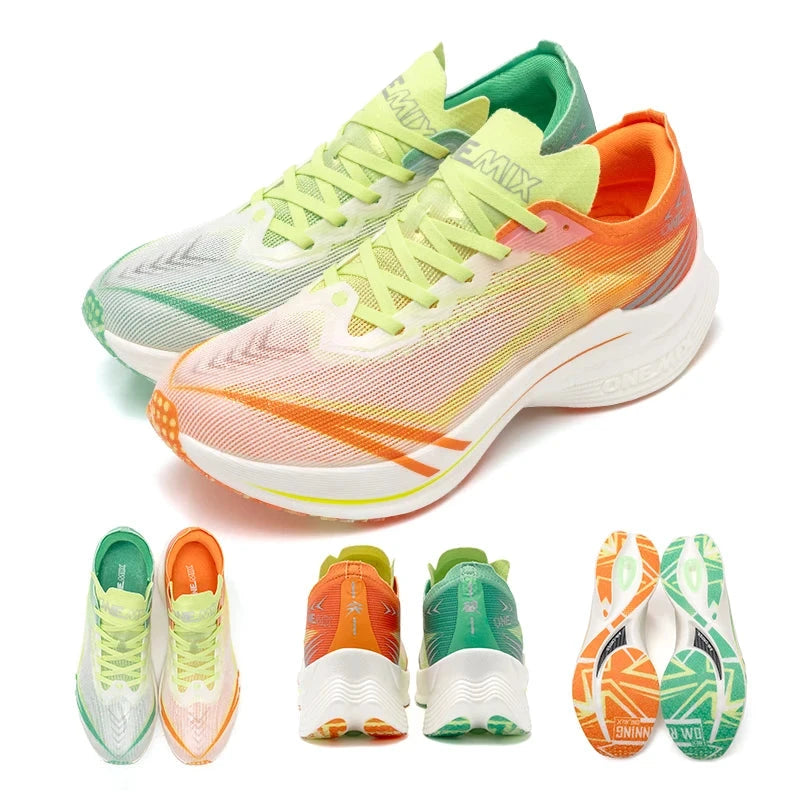 ONEMIX 2025 New Carbon Plate Marathon Running Shoe Pro Tests GlowCart