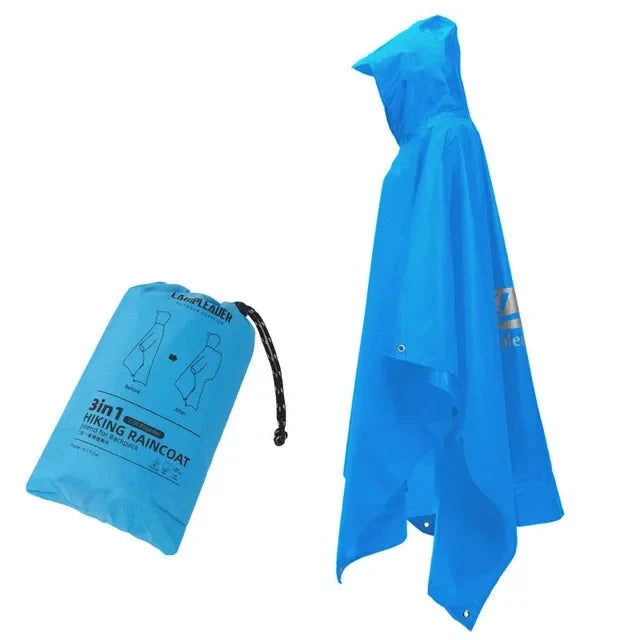 3 In 1 Outdoor Rain Jacket Waterproof Raincoat Hiking GlowCart