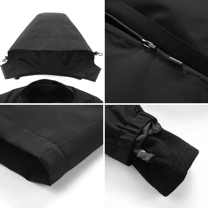 Woman Hiking Jacket Winter Outdoor 3 In 1 Waterproof GlowCart