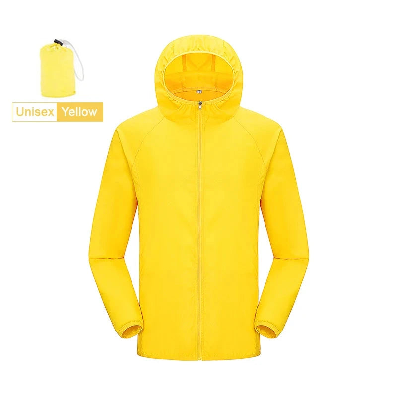 A Unisex Waterproof Outdoor Jacket Men Women Hiking Camping GlowCart