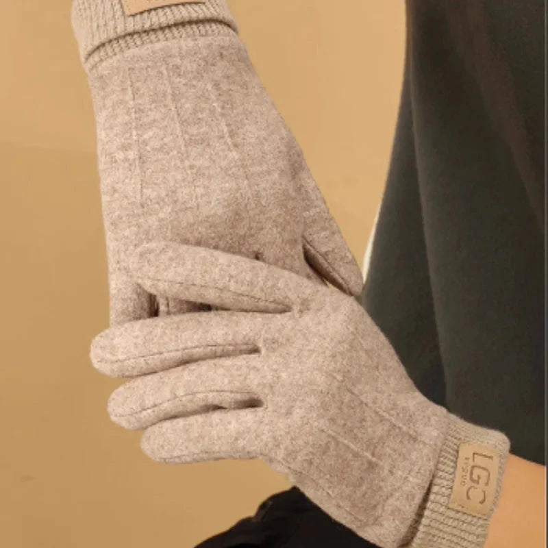 Winter Cashmere Gloves for Women Warm Touch Screen Gloves GlowCart
