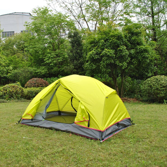 Ultralight Tent, Double Layers, 2 Person Camping Tent, GlowCart