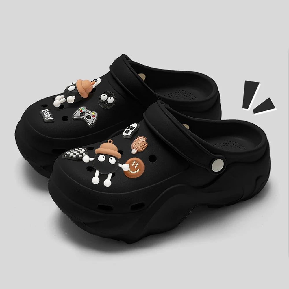 BASATU Women's Fashion Chunky Platform Sandals Summer Thick GlowCart