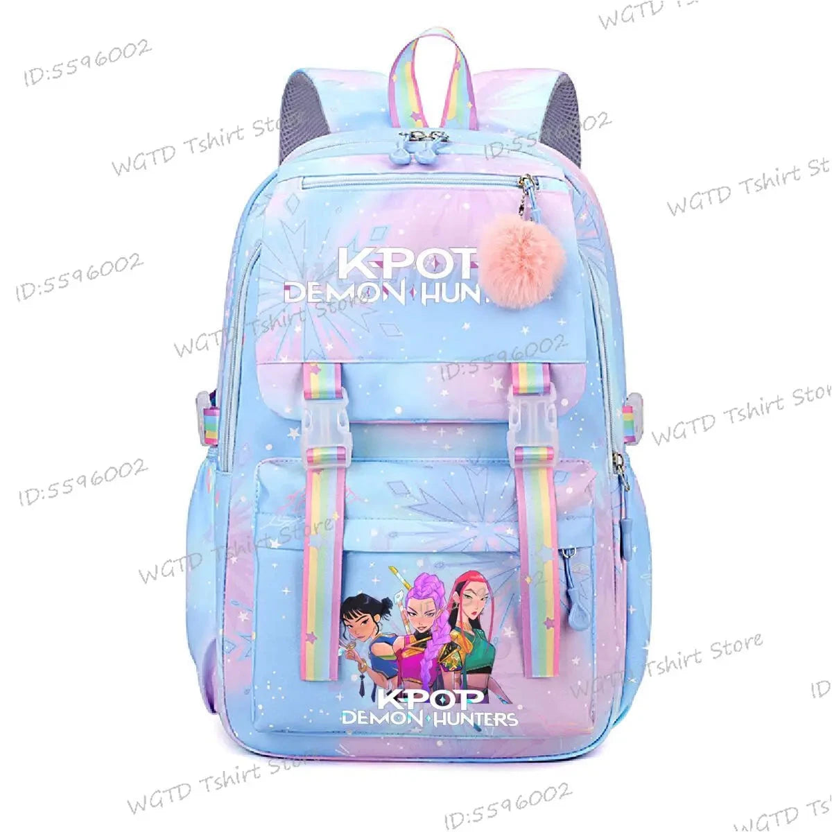 KPop Demon Hunters Daily Bagpack 2025 Hot Movie Print GlowCart