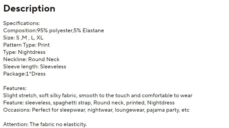 Women's Sleepwear Summer Floral Print Satin Nightgown Casual GlowCart