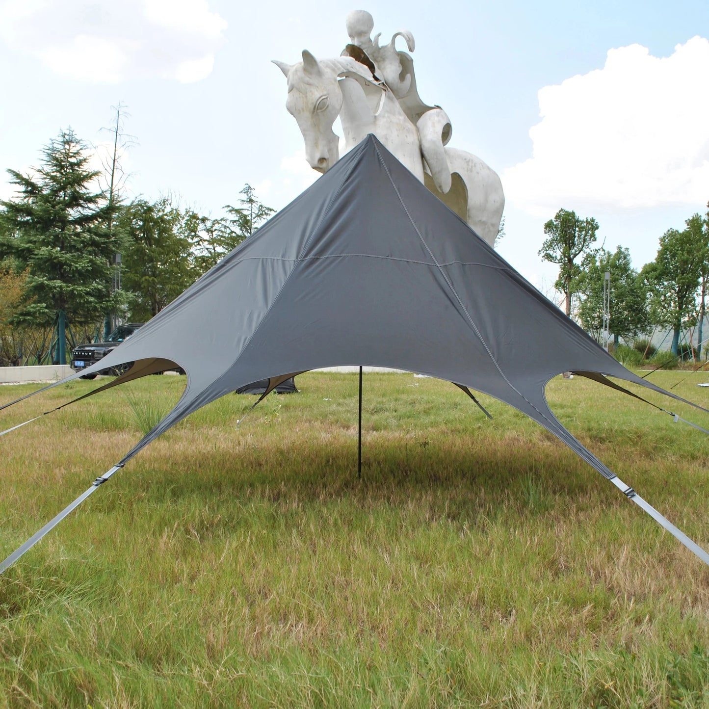 Beach Tent Sun Shelter 10x10FT Beach Shade Canopy, Beach GlowCart