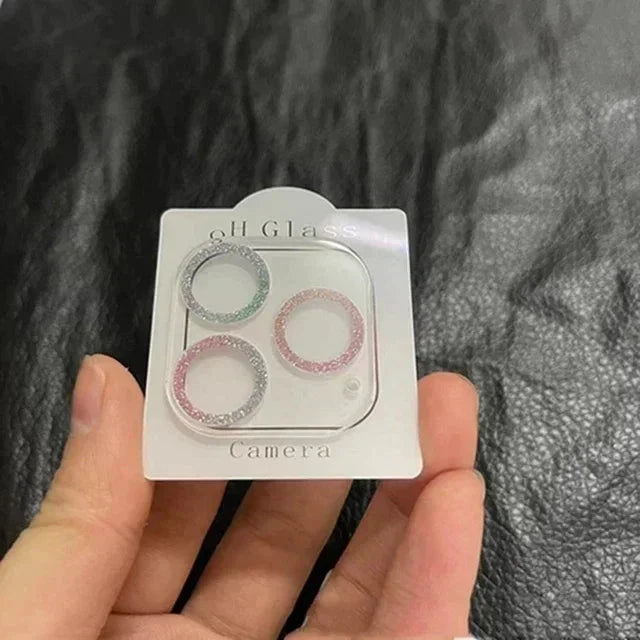 Bling Glitter Diamond Clear Camera Lens Protector Case for GlowCart