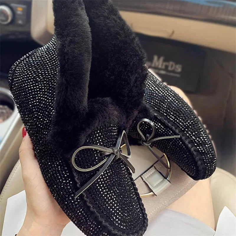 Thickened Women's Fur Boots 2022 Winter New Fur Snow Boots GlowCart