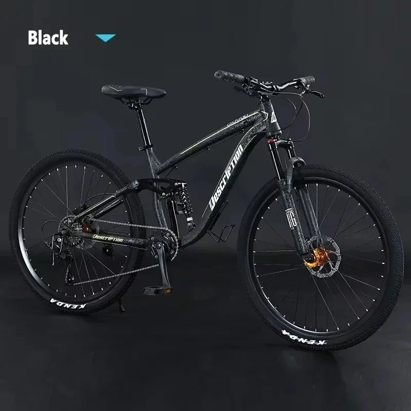 27.5 inch mtb soft tail mountain bike 9/10 speed Cross Country bicycle hydraulic disc brakes shock absorption Downhill bicicleta GlowCart