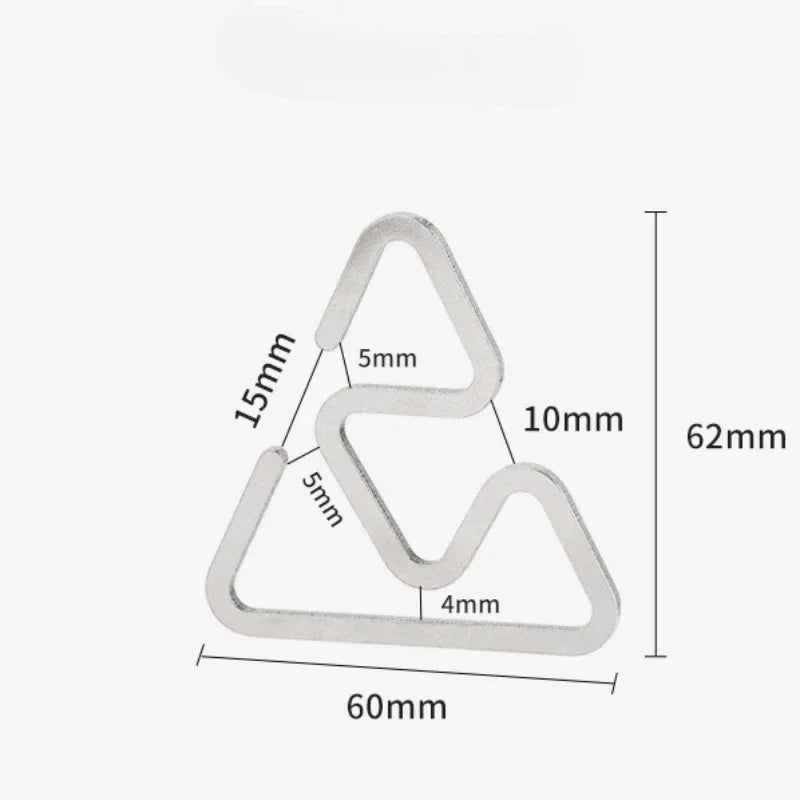 1pc Outdoor stainless steel hooks are not easy to slide GlowCart