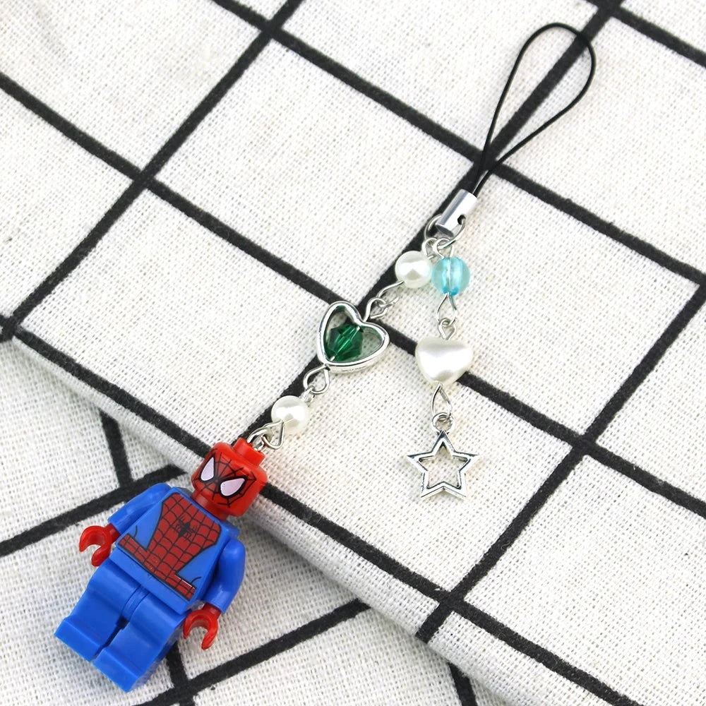 Y2k Handmade Jewelry 3D Fairy Batman Spider-man Figure GlowCart